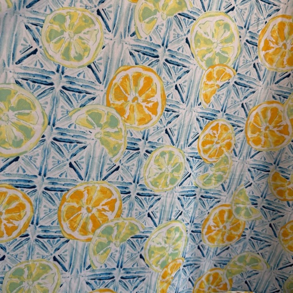 Lands' End Ruffle Hem Sleeveless Swim Cover-Up Wrap Dress Beach Summer 3X - Picture 4 of 7